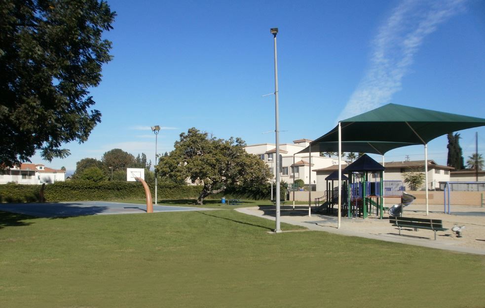 Image of Zamora Park B-Ball Court-Playground